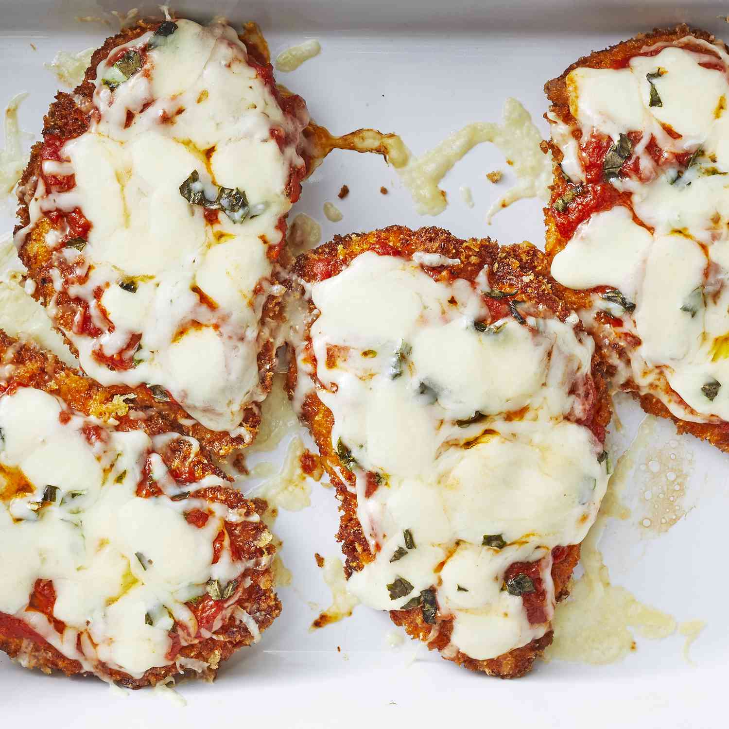 chicken parmesan dish
