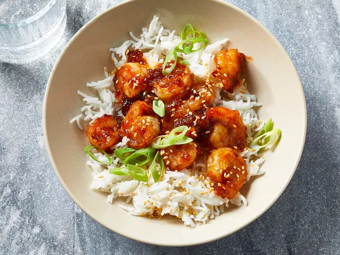 firecracker shrimp dish